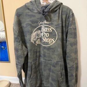 Bass Pro Shops Gray Camo Hoodie